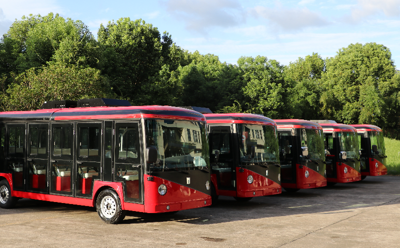 EAGLE's New 23-seat Sightseeing Bus Elevates Tour Experience in Wenzhou Scenic Spots El nuevo autobús turístico de 23 asientos de EAGLE mejora la experiencia del recorrido en los lugares panorámicos de Wenzhou