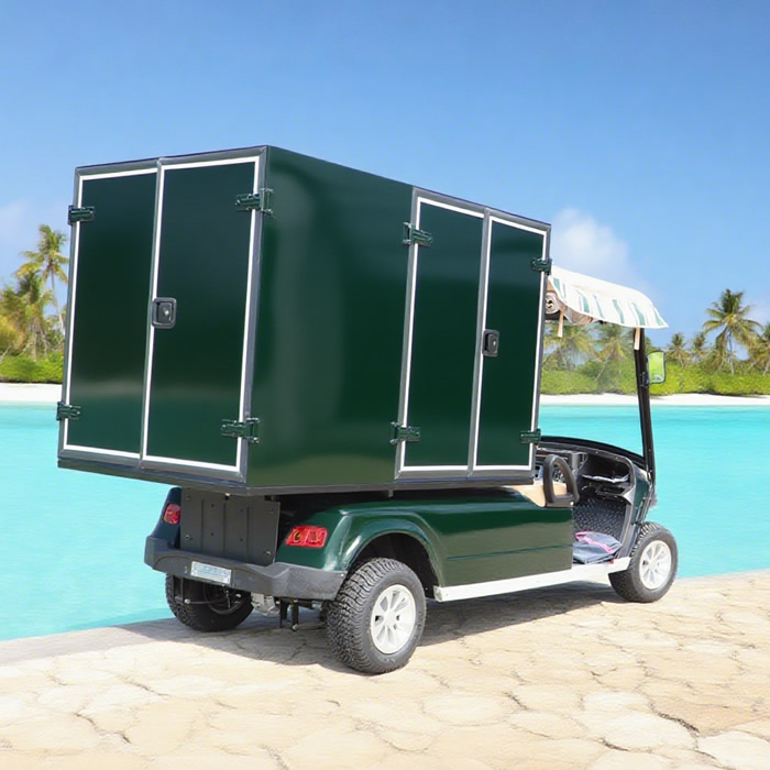 Carro de golf eléctrico para bebidas Bev Ac Supply Company - EG2048HCX