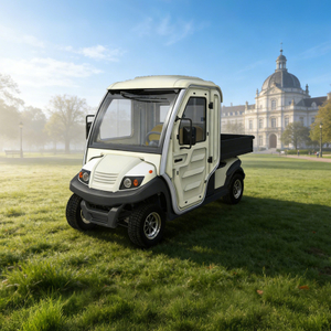 Mini camión eléctrico: vehículo utilitario cerrado legal de calle de 2 plazas para mantenimiento - EG204AHCXR
