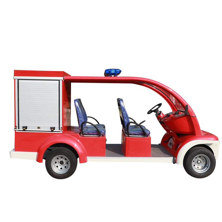Fabricante al por mayor de 4 asientos Mini carro de bomberos eléctrico con caja - EG6010F