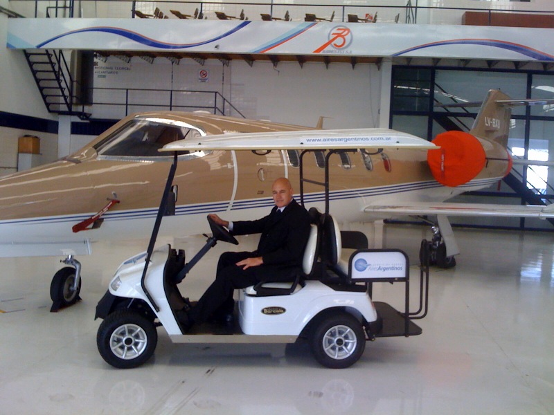 carrito de golf para aeropuerto 