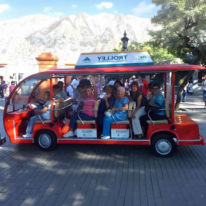 autob&uacute;s tur&iacute;stico coche