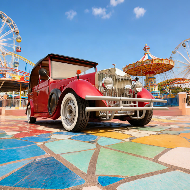 Coches antiguos de vehículos clásicos eléctricos de turismo turístico de 6 asientos - EG6060K