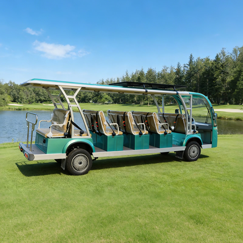 Servicio de transporte turístico eléctrico con energía solar personalizado, proveedor de vehículos turísticos eléctricos con paneles solares para complejos turísticos y parques - EG6181K