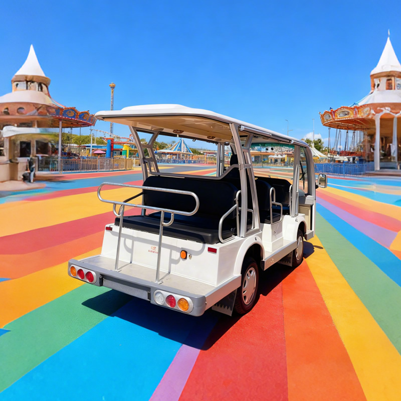 Fabricante de autobuses turísticos eléctricos de China | Autobuses lanzadera personalizados para parques temáticos y complejos turísticos - EG6118KA