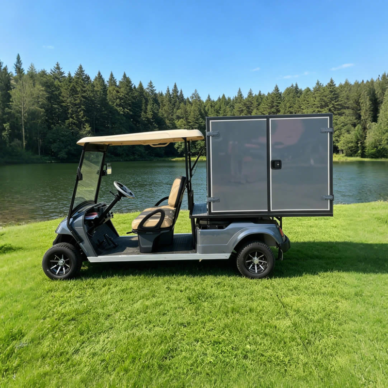 Utilidad de carrito de golf para bebidas del fabricante con caja cerrada - EG2048T