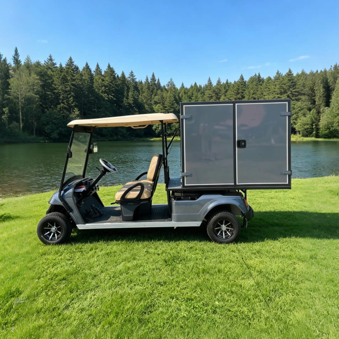Utilidad de carrito de golf para bebidas del fabricante con caja cerrada - EG2048T