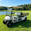Carro de golf personalizado con plataforma volcadora de carga de acero inoxidable - EG2048HCX
