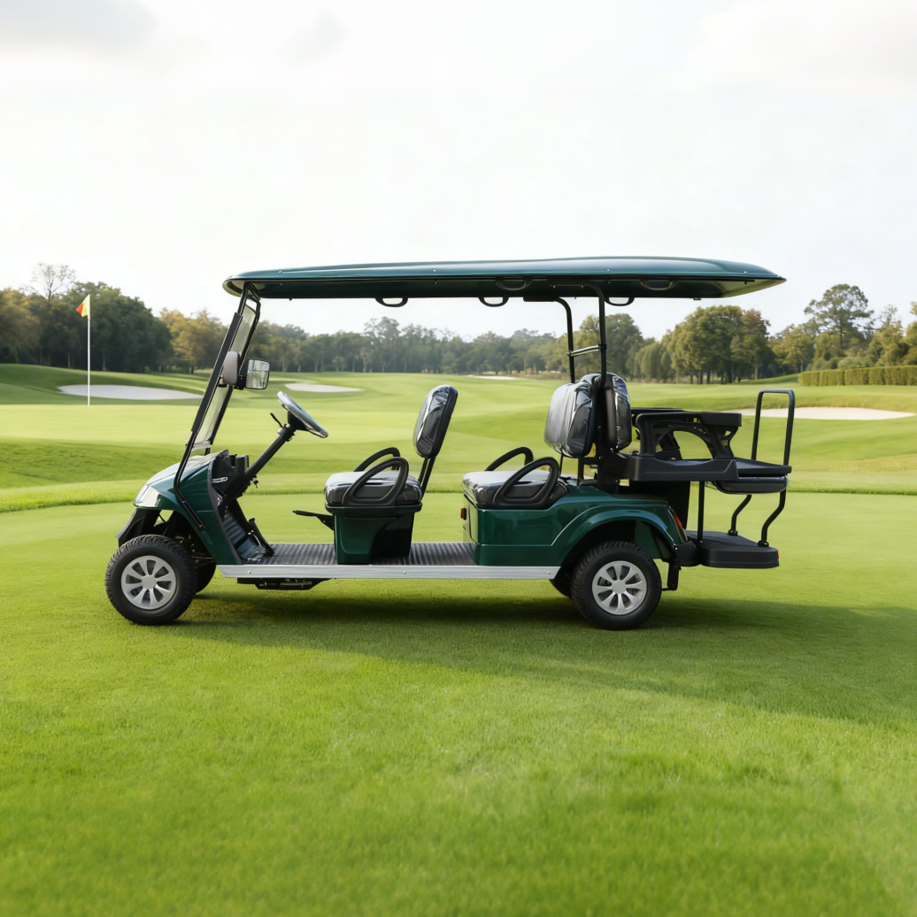 Carro de golf eléctrico personalizado chino de 6 plazas con batería de litio de 48 V OEM ODM - EG2048KSZ