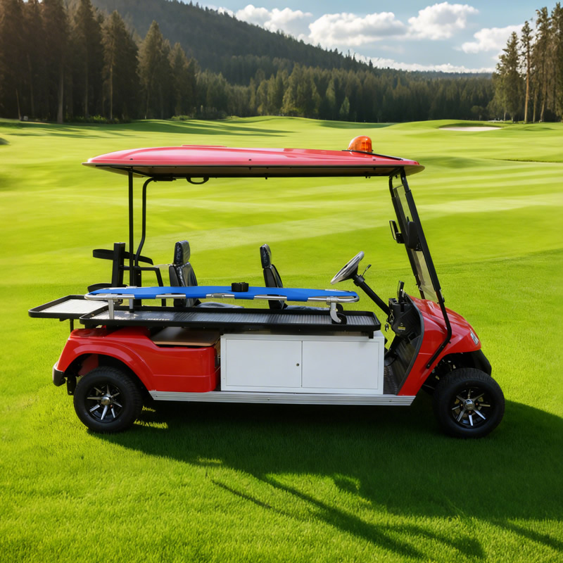 Carro de golf de ambulancia para vehículo eléctrico personalizado con cama - EG2048TB1