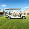 Carro de golf eléctrico blanco elegante para bodas | Traslado de lujo para invitados de 6 plazas para eventos - EG204AKSZ