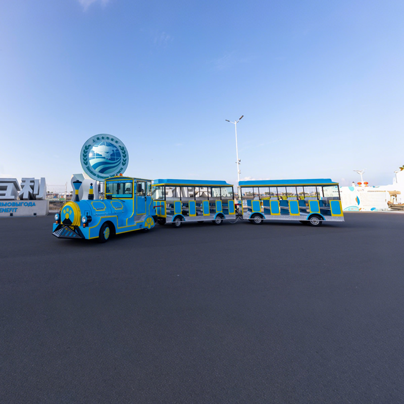 Trenes turísticos sin rieles a la venta | Perfecto para centros comerciales y parques temáticos
