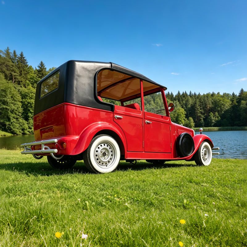 Coches antiguos de vehículos clásicos eléctricos de turismo turístico de 6 asientos - EG6060K