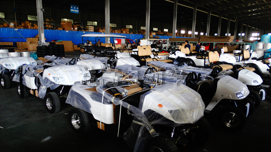 100 carros de golf EAGLE enviados a Florida, EE. UU.