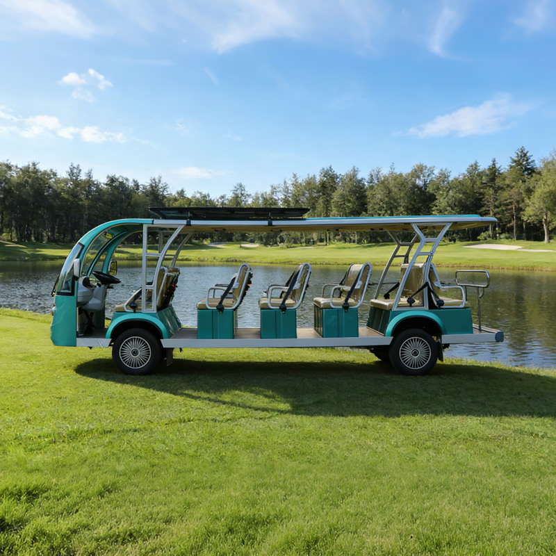 Servicio de transporte turístico eléctrico con energía solar personalizado, proveedor de vehículos turísticos eléctricos con paneles solares para complejos turísticos y parques - EG6181K