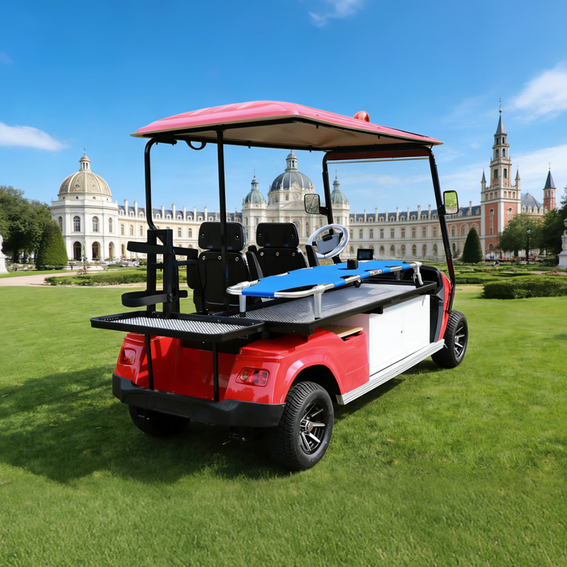 Carro de golf de ambulancia para vehículo eléctrico personalizado con cama - EG2048TB1