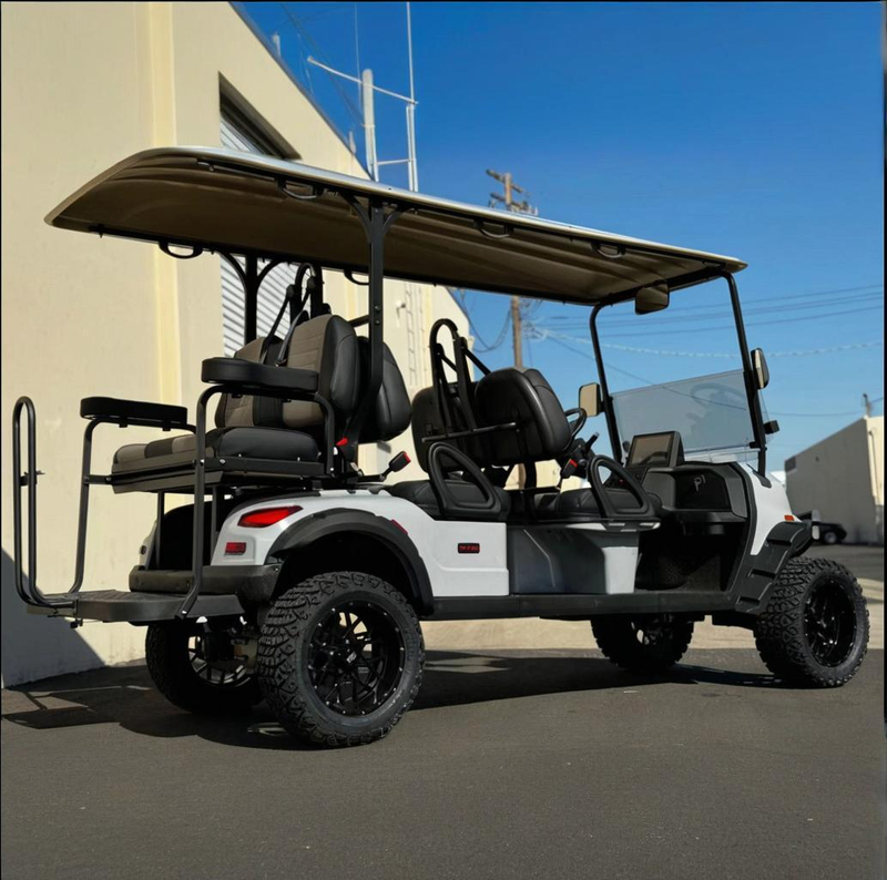  Fabricante de carritos de golf utilitarios eléctricos de caza de 4 + 2 y 6 plazas - EG204DKSZ