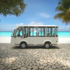 Fabricante de automóviles de autobús turístico con lanzadera eléctrica personalizada de 11 asientos - EG6118KBF