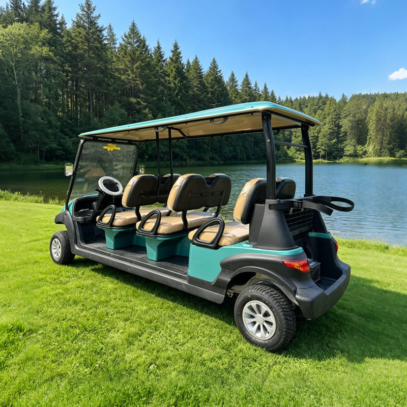 Carro de golf eléctrico para 6 personas | Precio de fábrica para campos de golf, hoteles y turismo - EG206AK