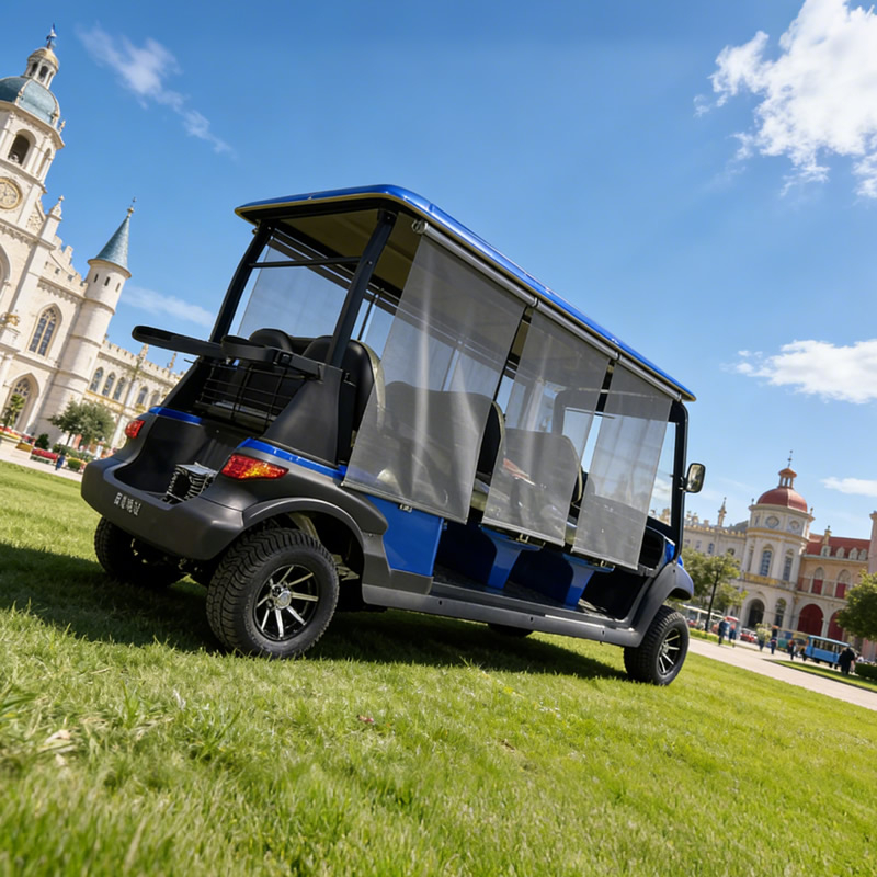 Carro de golf eléctrico de 6 plazas | Buggy de golf directo de fábrica para resort y parque - EG206AK
