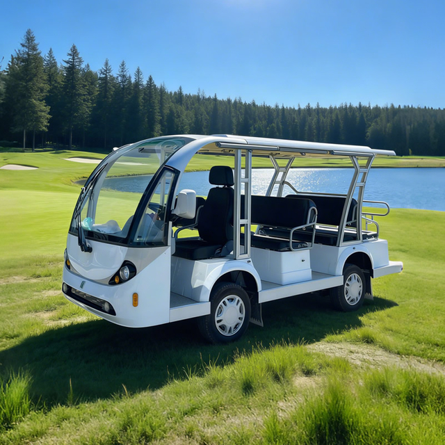 Fabricante de autobuses turísticos eléctricos de China | Autobuses lanzadera personalizados para parques temáticos y complejos turísticos - EG6118KA