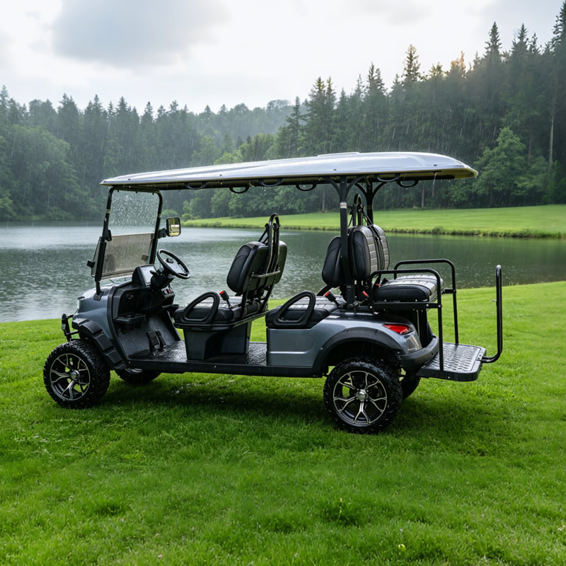 Carros de golf personalizados con batería de litio de 48 V y seis plazas al por mayor - EG204DKSZ