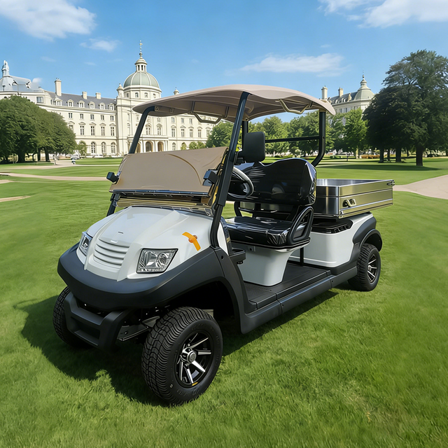 Carro de golf eléctrico con caja de carga para uso general a la venta - EG204AHCX
