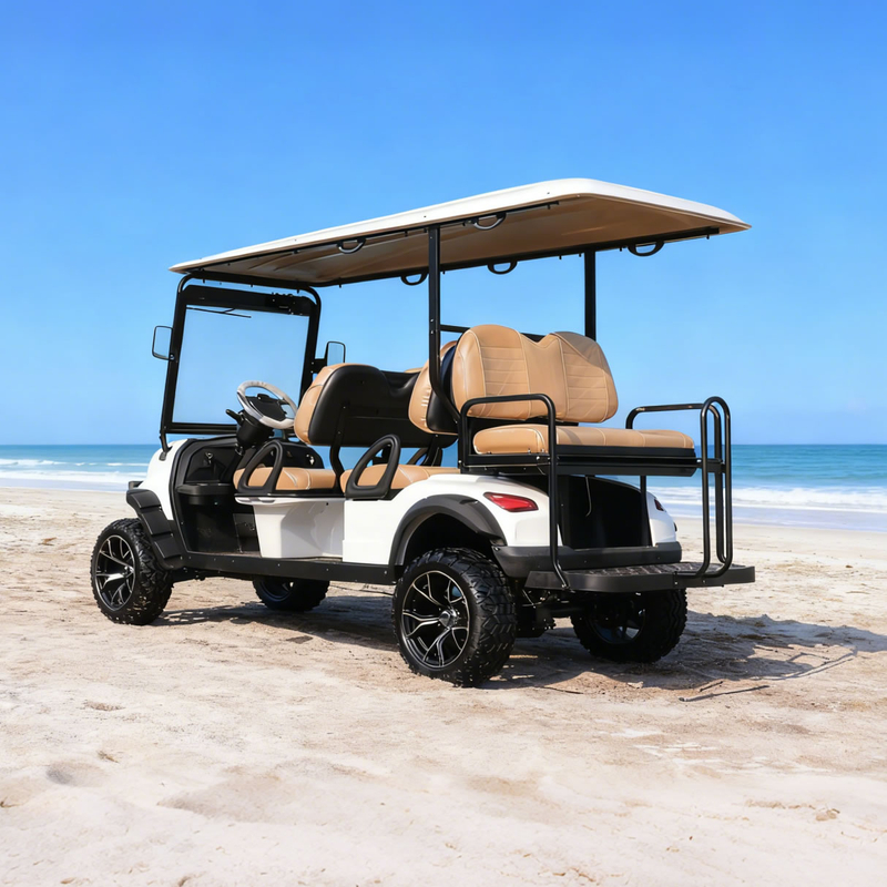 Carrito de golf elevado de 6 plazas para turismo al por mayor para hoteles - EG204DKSZ