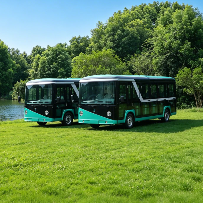 Autobús turístico eléctrico | Fábrica China | Lanzadera eléctrica personalizable de 8 a 23 plazas para parques y aeropuertos - EG6232KF