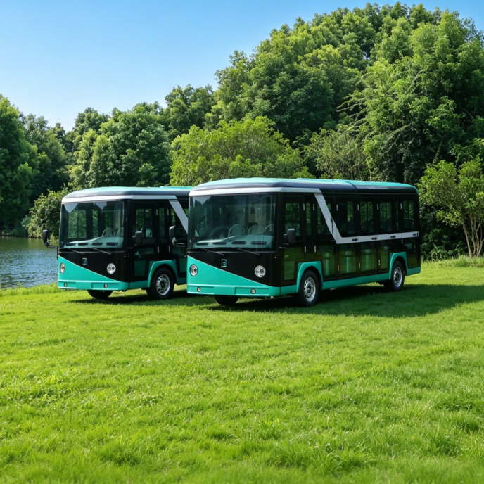 Autobús turístico eléctrico | Fábrica China | Lanzadera eléctrica personalizable de 8 a 23 plazas para parques y aeropuertos - EG6232KF