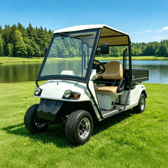 Carros de golf de carga legales de calle eléctricos personalizados con caja - EG2048HCXR