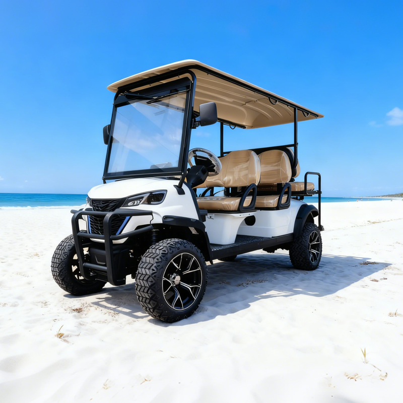 Carrito de golf elevado de 6 plazas para turismo al por mayor para hoteles - EG204DKSZ