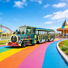Trenes de atracciones eléctricos personalizados | Proveedor de trenes sin rieles de alta calidad