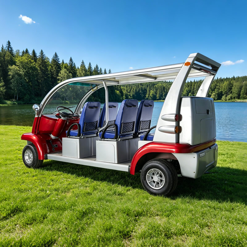 Carro de golf eléctrico de patrulla de 6 plazas y seis pasajeros al por mayor - EG6063PB