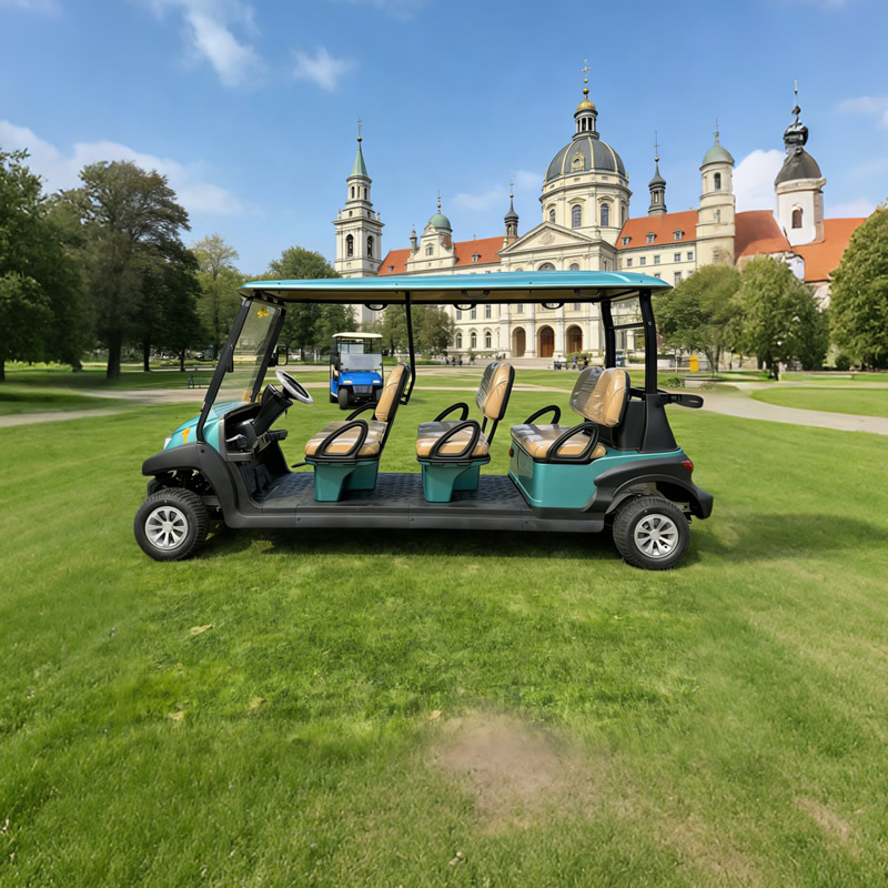 Carro de golf eléctrico para 6 personas | Precio de fábrica para campos de golf, hoteles y turismo - EG206AK