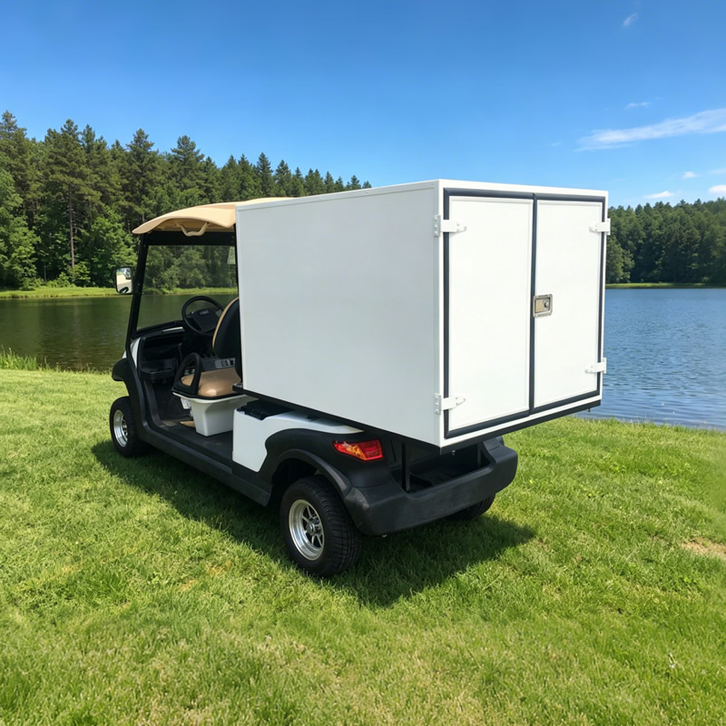 Carro de golf personalizado para alimentos y bebidas, bebidas y café, con caja, a la venta - EG204AK