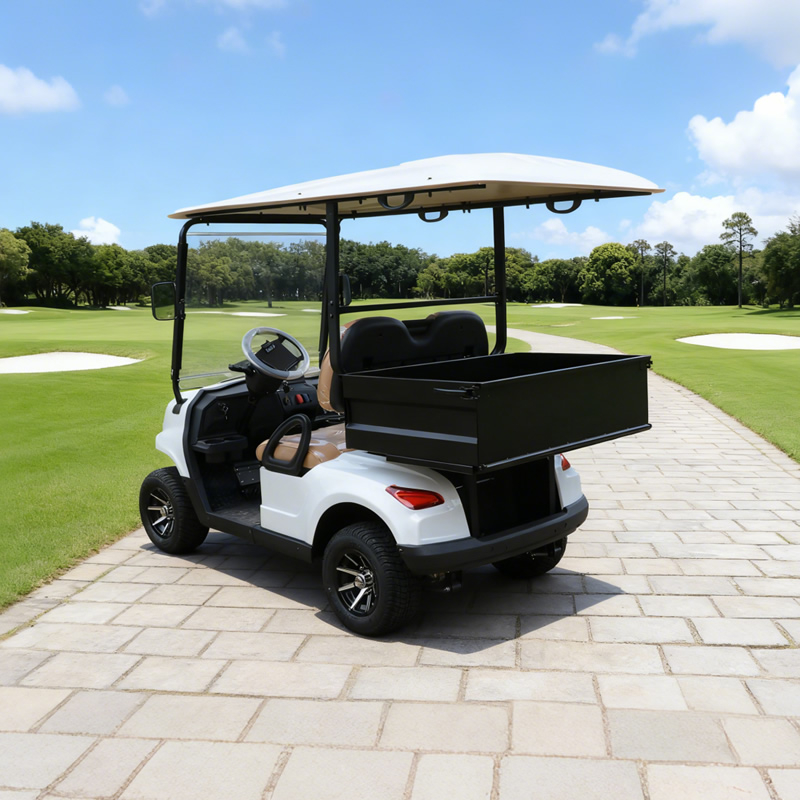 Mini carritos de golf eléctricos con plataforma volcadora de carga - EG202EH