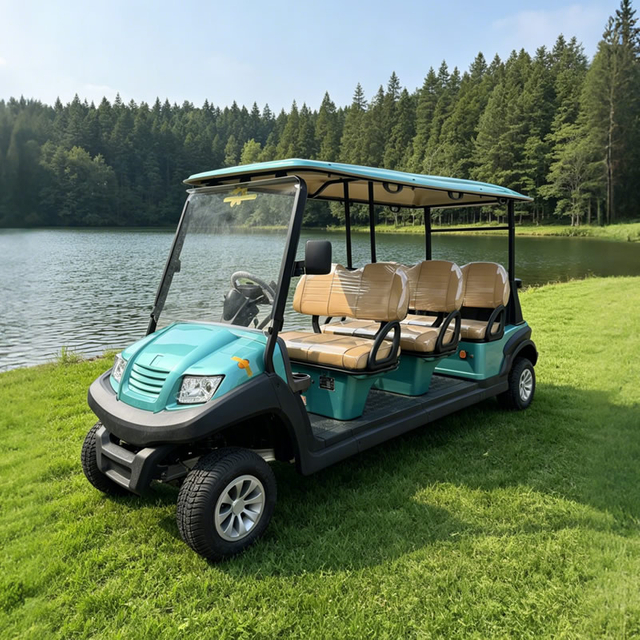 Carro de golf eléctrico para 6 personas | Precio de fábrica para campos de golf, hoteles y turismo - EG206AK