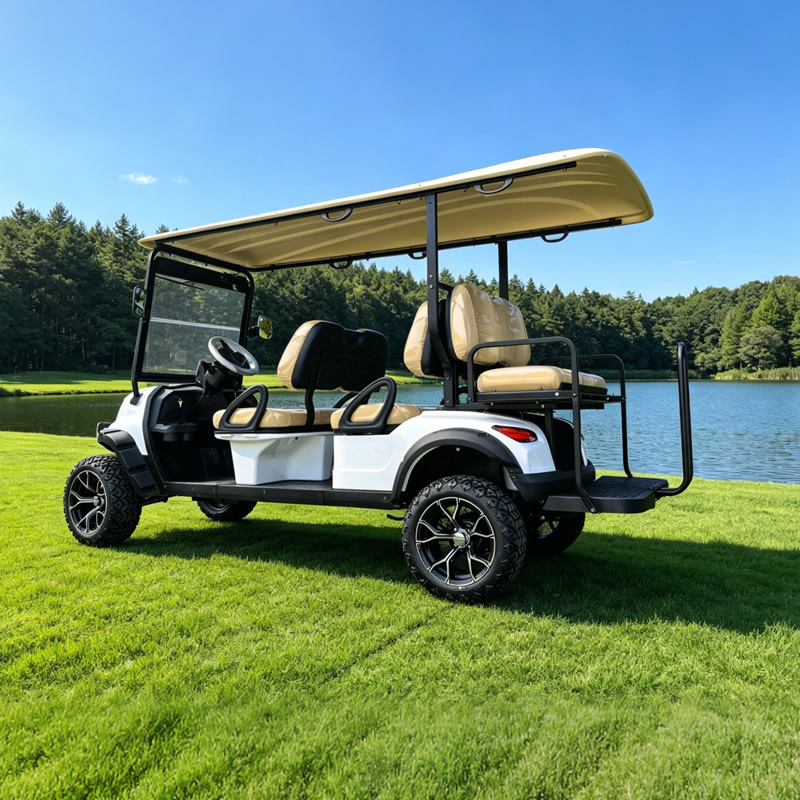 Carrito de golf elevado de 6 plazas para turismo al por mayor para hoteles - EG204DKSZ