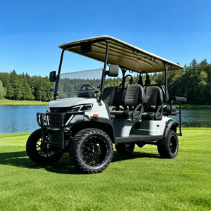  Fabricante de carritos de golf utilitarios eléctricos de caza de 4 + 2 y 6 plazas - EG204DKSZ