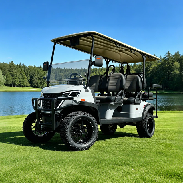  Fabricante de carritos de golf utilitarios eléctricos de caza de 4 + 2 y 6 plazas - EG204DKSZ