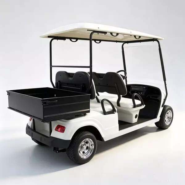 Carro de golf eléctrico utilitario para 4 pasajeros con plataforma de carga | Fabricante - EG2048H