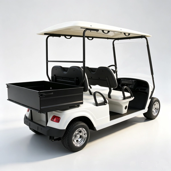 Carro de golf eléctrico utilitario para 4 pasajeros con plataforma de carga | Fabricante - EG2048H