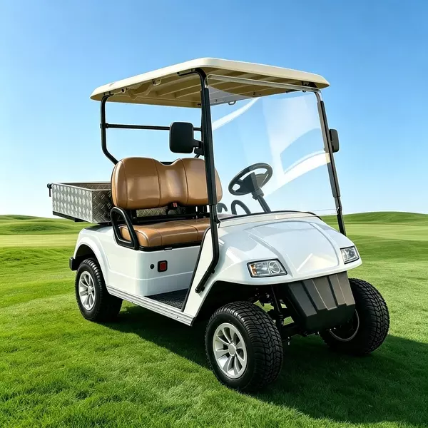 Carro de golf eléctrico de 2 plazas personalizado con plataforma de carga de aluminio - EG2028H