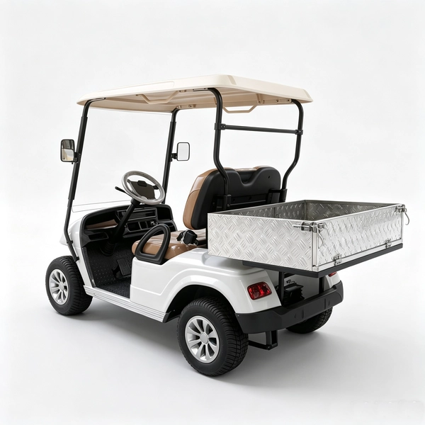 Carro de golf eléctrico de 2 plazas personalizado con plataforma de carga de aluminio - EG2028H