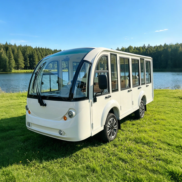 Fabricante de automóviles de autobús turístico con lanzadera eléctrica personalizada de 11 asientos - Eagle Golf Cart