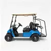 Carro de golf eléctrico azul personalizado con portaequipajes trasero | Fabricante mayorista - EG2028KG
