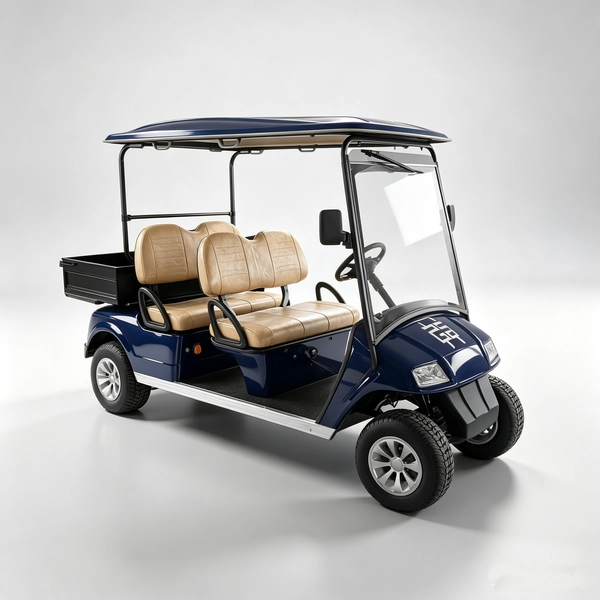 Carro de golf eléctrico utilitario para 4 pasajeros con plataforma de carga | Fabricante - EG2048H