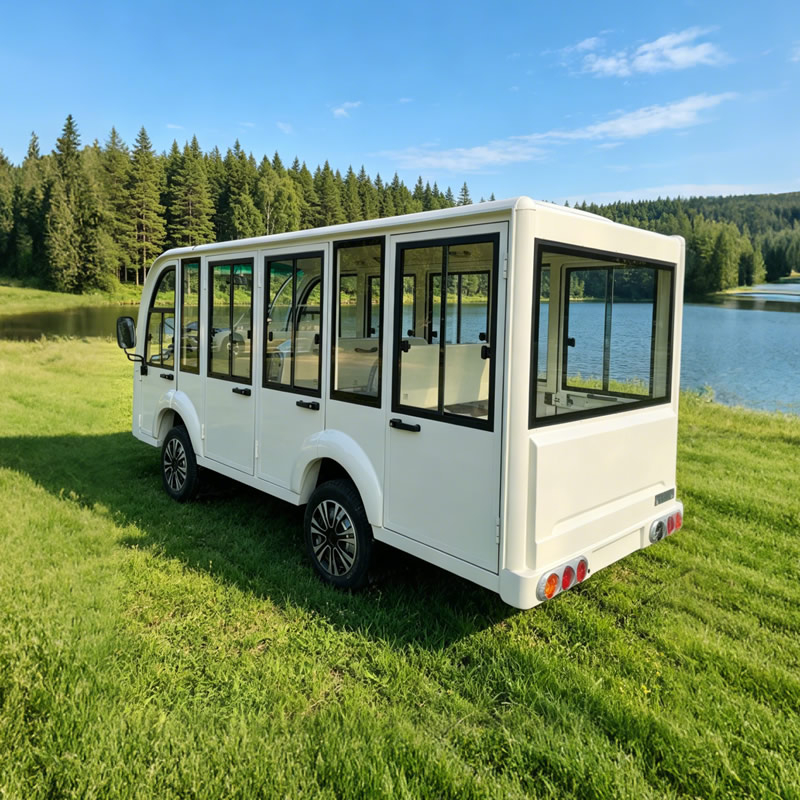 Fabricante de automóviles de autobús turístico con lanzadera eléctrica personalizada de 11 asientos - Eagle Golf Cart