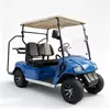 Carro de golf eléctrico azul personalizado con portaequipajes trasero | Fabricante mayorista - EG2028KG